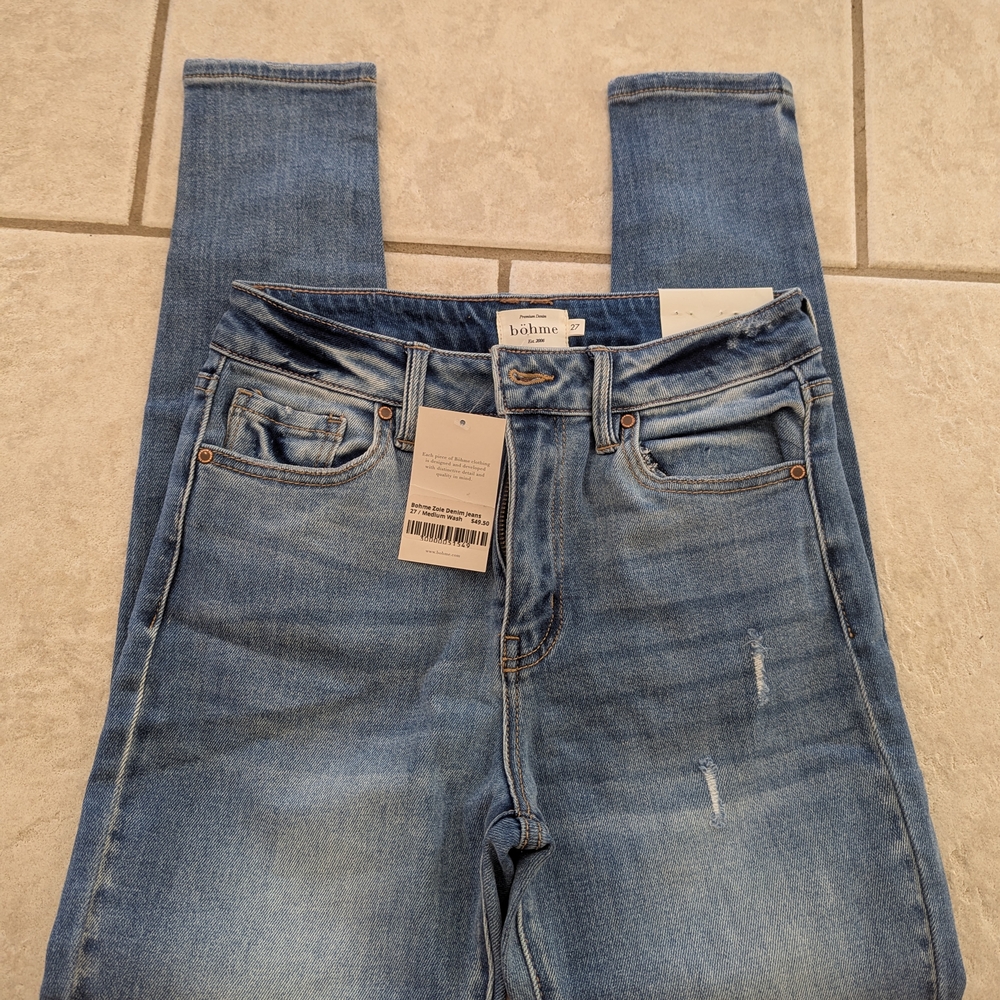 Bohme Light Blue Skinny Jeans